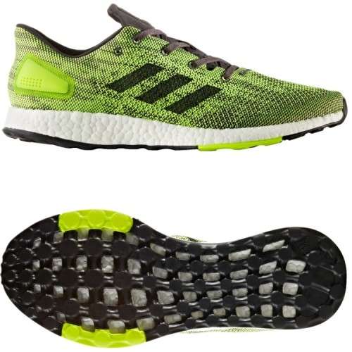 Original Mens adidas Running PureBOOST DPR Solar Yellow /Core Black BY8857 UK 7 (SA 7)