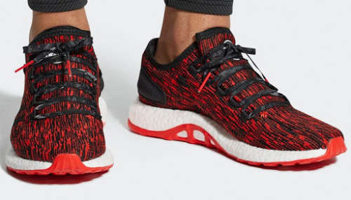 Original Mens adidas Running PureBOOST Chinese New Year Red/ Core Black CP9327 UK 8 (SA 8)