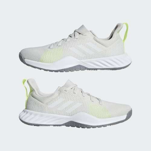 Original Women's adidas Solar LT Trainers Raw White /High Res Neon Yellow BB7231 Size UK 8 (SA 8)