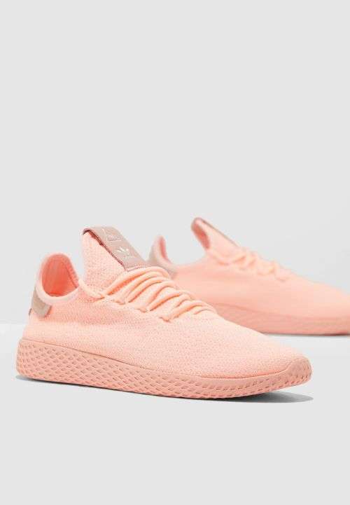 Original Women's adidas Pharrell Williams Tennis Hu Clear Orange D96551 Size UK 7 (SA 7)