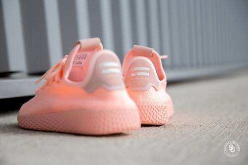 Original Women's adidas Pharrell Williams Tennis Hu Clear Orange D96551 Size UK 7 (SA 7)