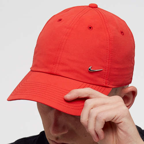 Original UNISEX Nike Sportswear HERITAGE 86 Metal Swoosh Cap Red 943092 657 One Size fits all