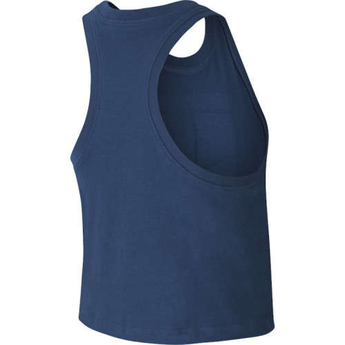 Original Nike Women's Court Cropped Tennis Tank Top Valerian Blue CT4376 432 Size Medium