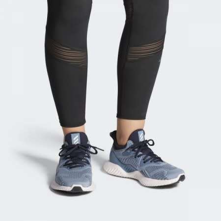 Original Women's adidas ALPHABOUNCE BEYOND Raw Grey / Orchid Tint CG5580 Size UK 6.5 (SA 6.5)