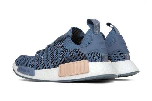 Original Women's adidas NMD_R1 STLT Primeknit Raw Steel / Ash Pearl CQ2029 Size UK 5 (SA 5)