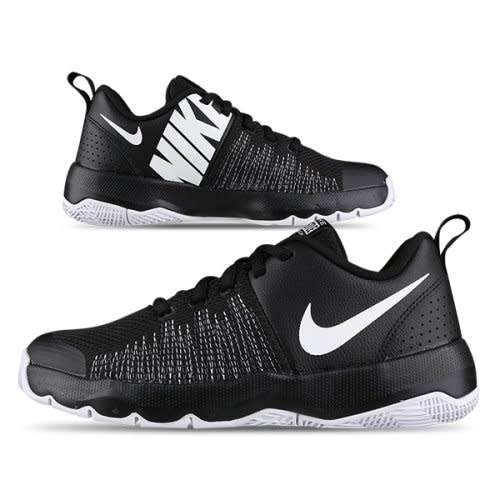 Original Boy's Nike Team Hustle Quick 922680 004 Black/White Size UK 4 (SA 4)
