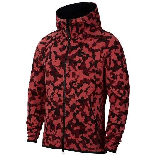 Original Men's Nike Tech Fleece Camouflage Hoodie CJ5975 603 Size Large