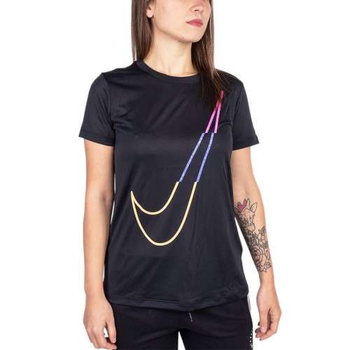 NIKE Women's Dri-Fit Legend Icon Clash Black (ANTI ODOR) CT7352 010 Size Large