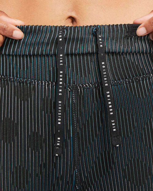 Original Womens Nike Epic Luxe Run Division Women's 7/8 Running Tights CU6175 301 Size Medium