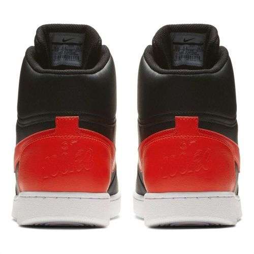 Original Men's NIKE EBERNON MID Black/ Habanero Red AQ1773 005 Size UK 9 (SA 9)
