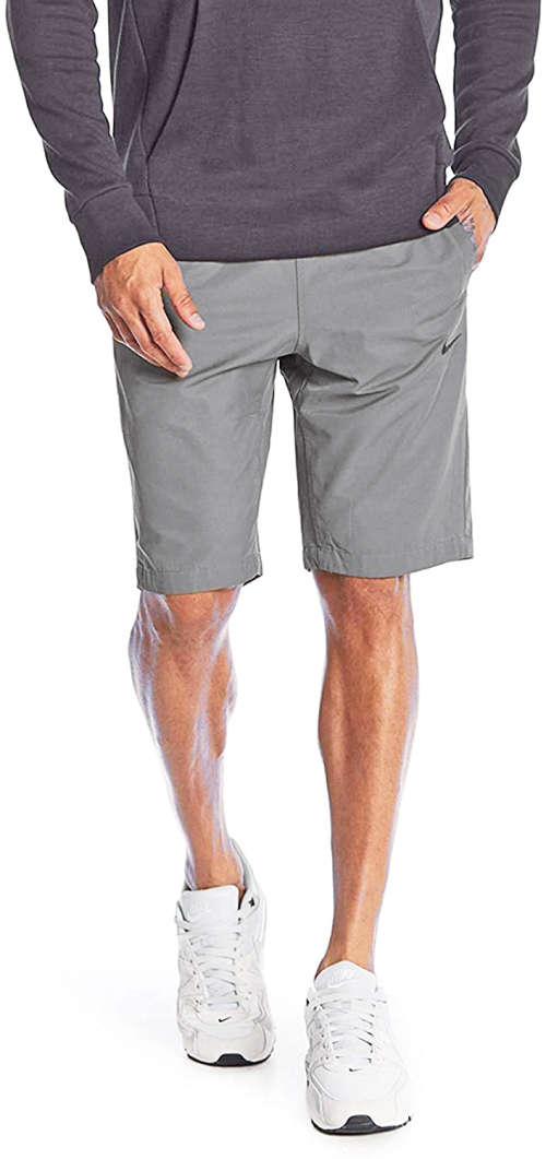 Nike Men's Sportswear Woven Players Shorts Dark Grey AA5032 021 Size Large