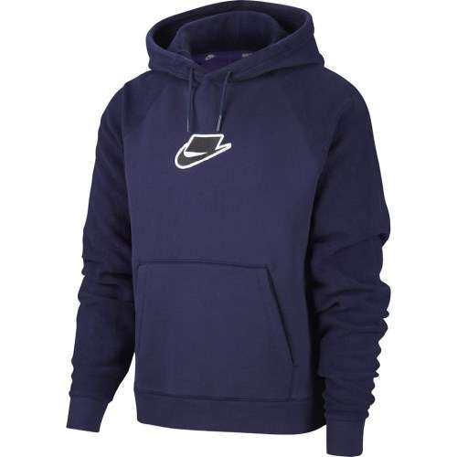 Nike Men's SPORTSWEAR NSW FLEECE PULLOVER HOODIE Blue/ Purple BV4601 498 Size Large