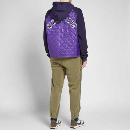 Nike Men's SPORTSWEAR NSW FLEECE PULLOVER HOODIE Blue/ Purple BV4601 498 Size Large