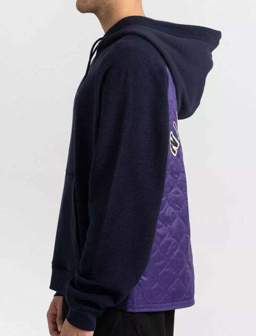 Nike Men's SPORTSWEAR NSW FLEECE PULLOVER HOODIE Blue/ Purple BV4601 498 Size Large