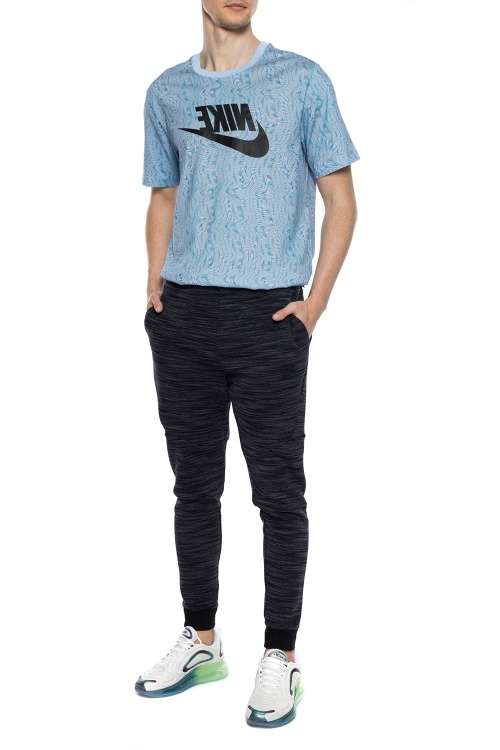 NIKE Men's Sportswear Festival Tee Shirt Psychic Blue CW2659 436 Size Medium