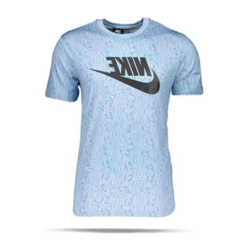 NIKE Men's Sportswear Festival Tee Shirt Psychic Blue CW2659 436 Size Medium