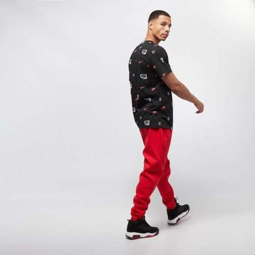 NIKE Men's Sportswear NIKE BRANDED ALL OVER Printed Tee Black CV8962 010 Size XXL