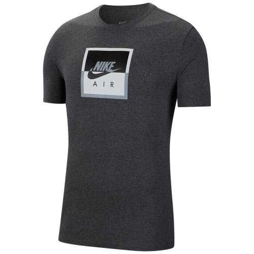 NIKE AIR Men's Sportswear Short Sleeves Tee Charcoal Heather CT7126 071 Size Medium