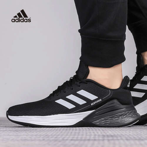 adidas Men's RESPONSE SR Core Black / Cloud White/ Grey Six FX3625 Size UK 8 (SA 8)