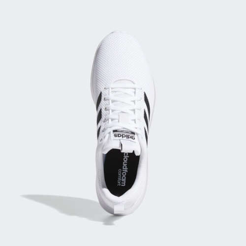 adidas Men's Lite Racer Cloudfoam White/ Black CG4952 Size UK 8 (SA 8)