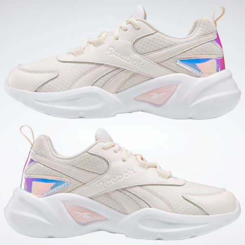 Reebok Women's ROYAL EC RIDE 4 Glass Pink / White FW0933 Size UK 6 (SA 6)