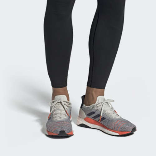 adidas Men's SOLAR GLIDE Raw White / Legend Ink / True Orange D97080 Size UK 10 (SA 10)