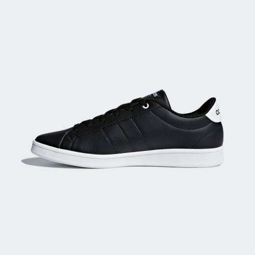 adidas Women's ADVANTAGE CLEAN QT Core Black / Cloud White DB1370 Size UK 5 (SA 5)
