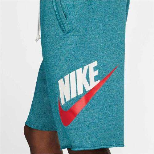 Nike Men's Sportswear Alumni Shorts Green/Blue AR2375 381 Size Large