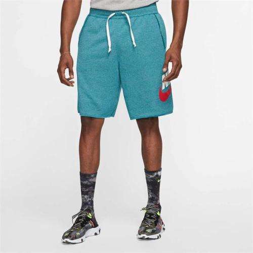 Nike Men's Sportswear Alumni Shorts Green/Blue AR2375 381 Size Large