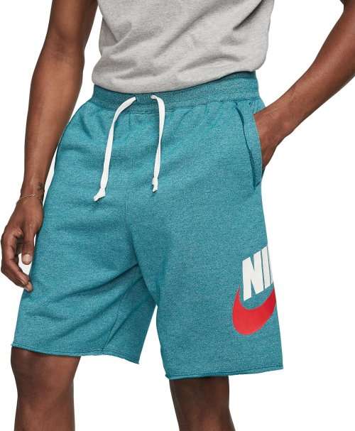 Nike Men's Sportswear Alumni Shorts Green/Blue AR2375 381 Size Large