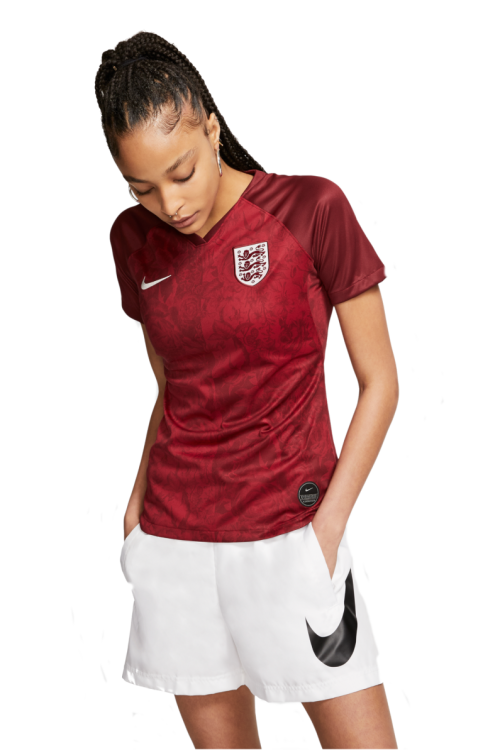 NIKE Women's England 2019/20 World Cup Away Jersey Maroon AJ4391 677 Size Small