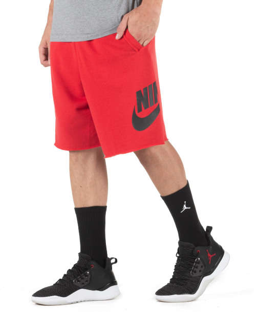 Nike Men's Sportswear Alumni Shorts RED AR2375 658 Size Large