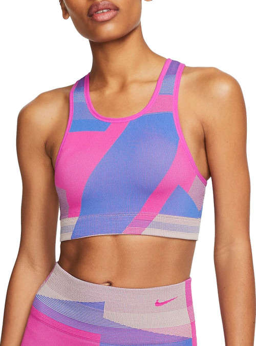 NIKE Icon Clash Women's Seamless Light Support Sports Bra CJ0557 601 Size Medium