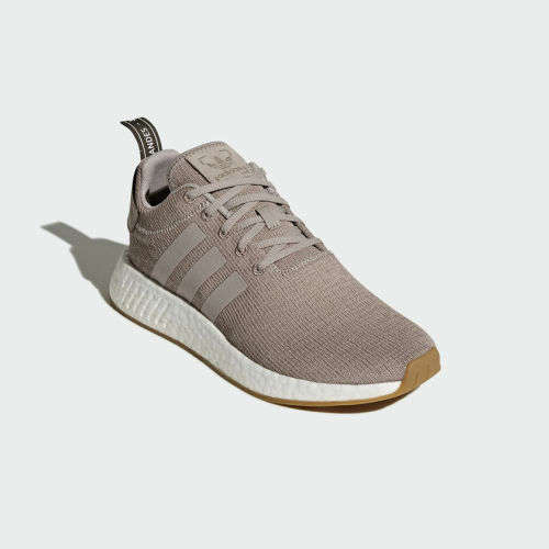 adidas Men's NMD_R2  Light Brown/ White CQ2399 Size UK 11.5 (SA 11.5)