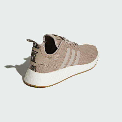 adidas Men's NMD_R2  Light Brown/ White CQ2399 Size UK 11.5 (SA 11.5)