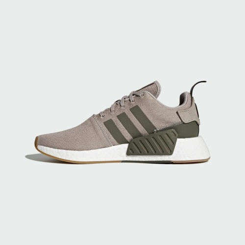 adidas Men's NMD_R2  Light Brown/ White CQ2399 Size UK 11.5 (SA 11.5)