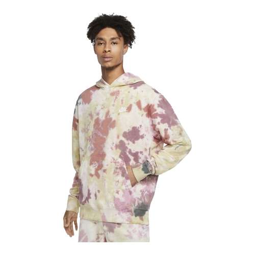Nike Men's Sportswear Tie Dye Pullover Hoodie CU4345 638 Size XL
