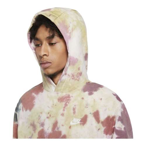 Nike Men's Sportswear Tie Dye Pullover Hoodie CU4345 638 Size XL