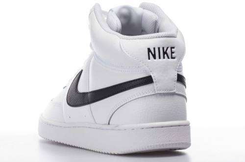 Nike Men's Court Vision Mid Summit White/ Black CD5466 101 Size UK 9 (SA 9)