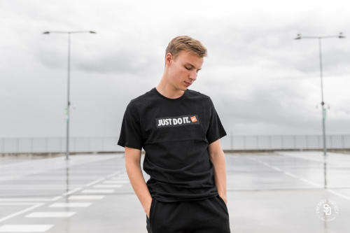 NIKE Men's Sportswear NIKE JUST DO IT TEE Black CI4958 010 Size Large