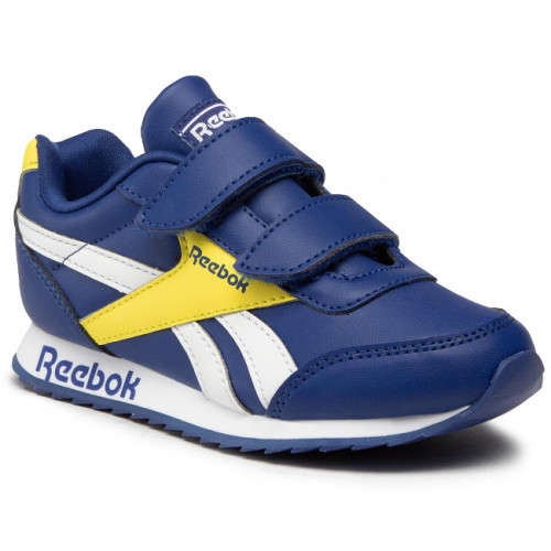 Reebok Boys Royal CLASSIC JOGGER 2.0 Deep Cobalt / Bright Yellow FW8917 Size UK 1 (SA 1)