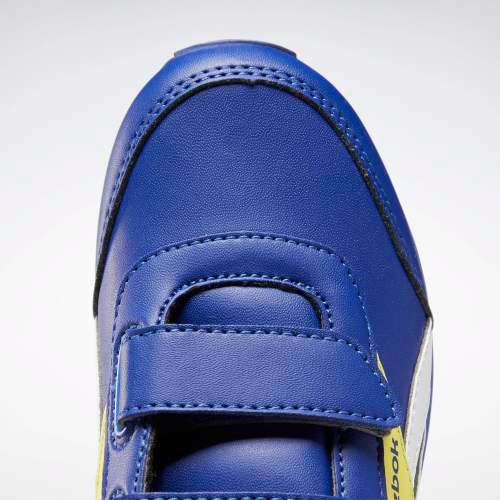 Reebok Boys Royal CLASSIC JOGGER 2.0 Deep Cobalt / Bright Yellow FW8917 Size UK 1 (SA 1)