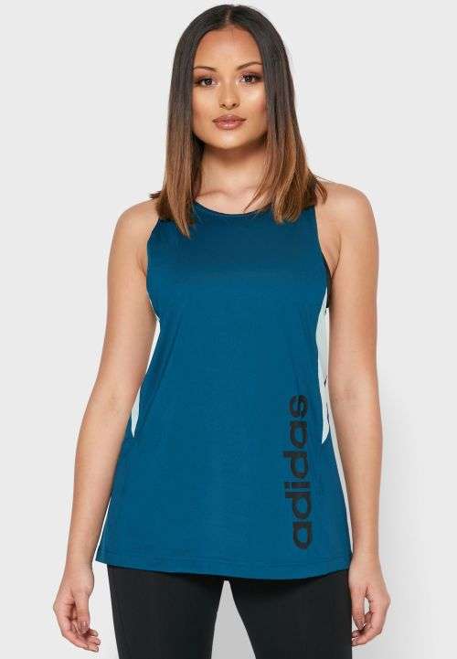 adidas Women's Designed 2 Move Colorblock Tank Top FL9203 Size Medium