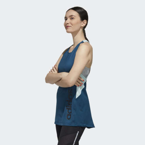 adidas Women's Designed 2 Move Colorblock Tank Top FL9203 Size Medium