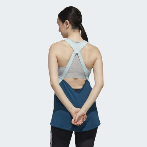 adidas Women's Designed 2 Move Colorblock Tank Top FL9203 Size Medium