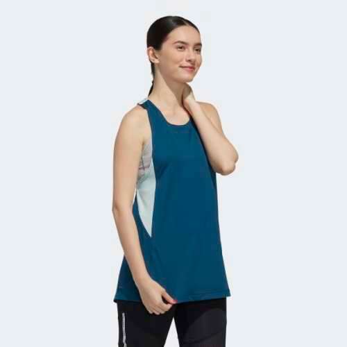 adidas Women's Designed 2 Move Colorblock Tank Top FL9203 Size Medium