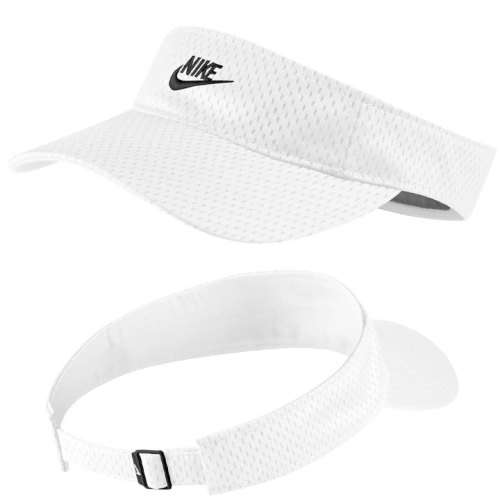 Nike Women's Sportswear Visor White CU7262 100 One Size fits all