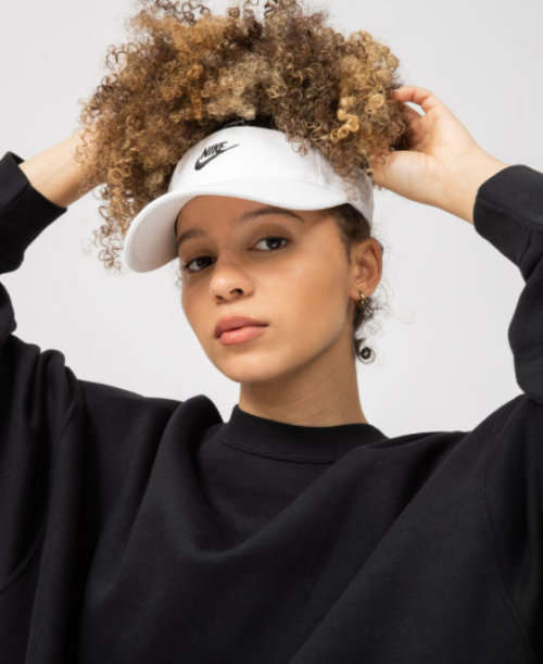 Nike Women's Sportswear Visor White CU7262 100 One Size fits all