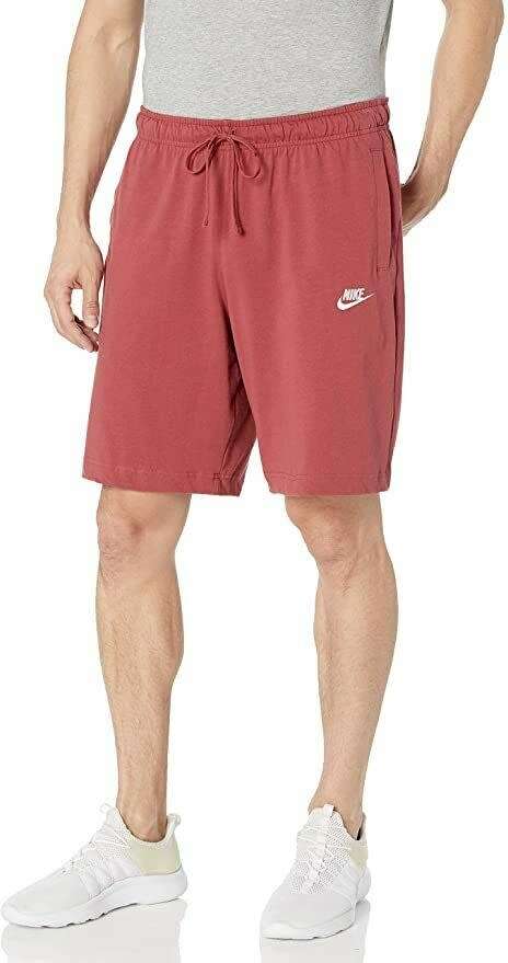 Nike Men's Sportswear Club Sweat Shorts Rust BV2772 661 Size Medium