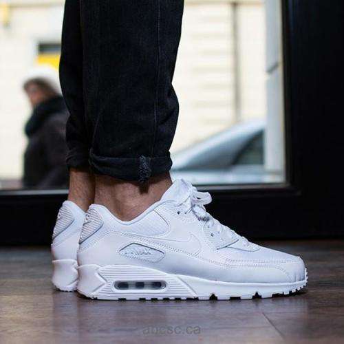NIKE Men's Air Max 90 Essential White/White 537384 111 Size UK 11 (SA 11)